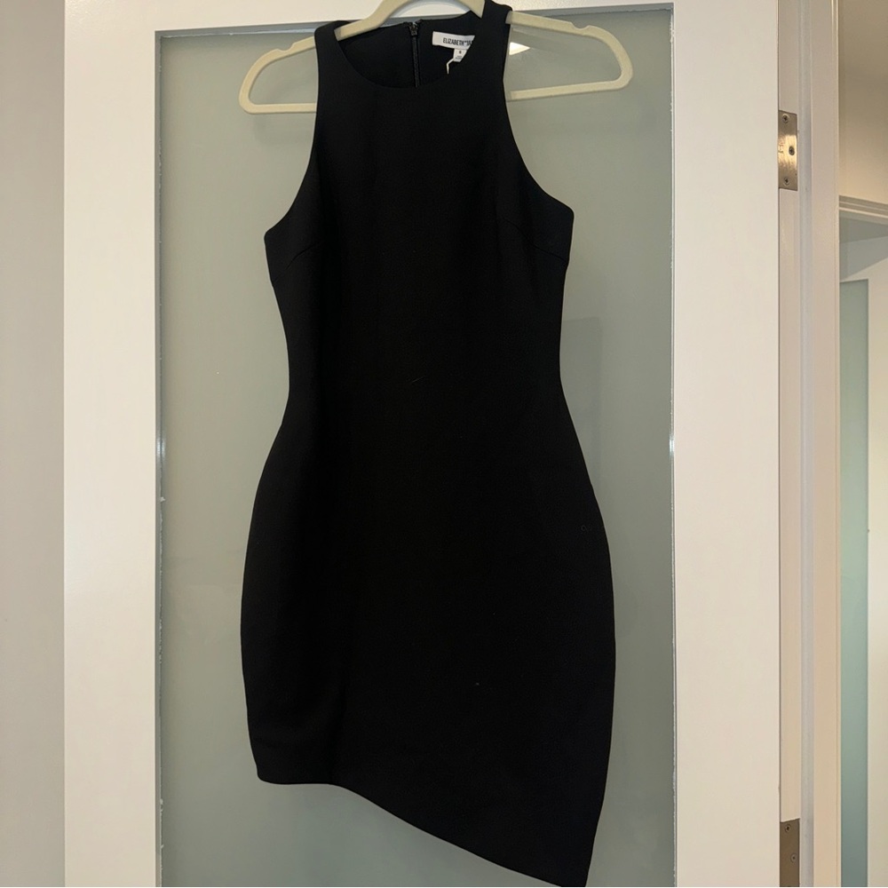 Elizabeth and James Black Mini Dress